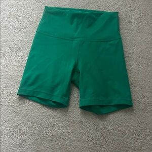 Lululemon Green Women's Spandex Biker Shorts